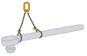 Chain Sling Balancing the Load