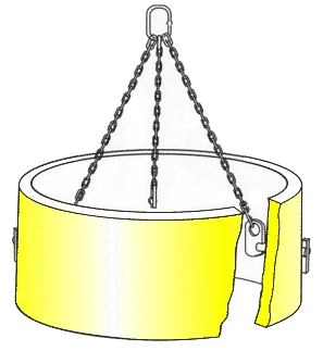 Quick Release Manhole Pipe Lifting Pins